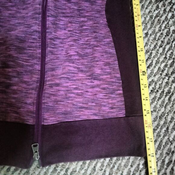 Columbia Women's SMALL light weight cotton zip up jacket purple - Picture 9 of 9